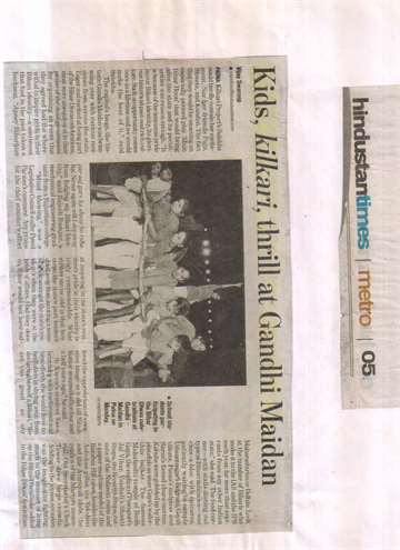 Hindustan times 2015 Student participating in the bihar diwas celebration at gandhi maidan in patna